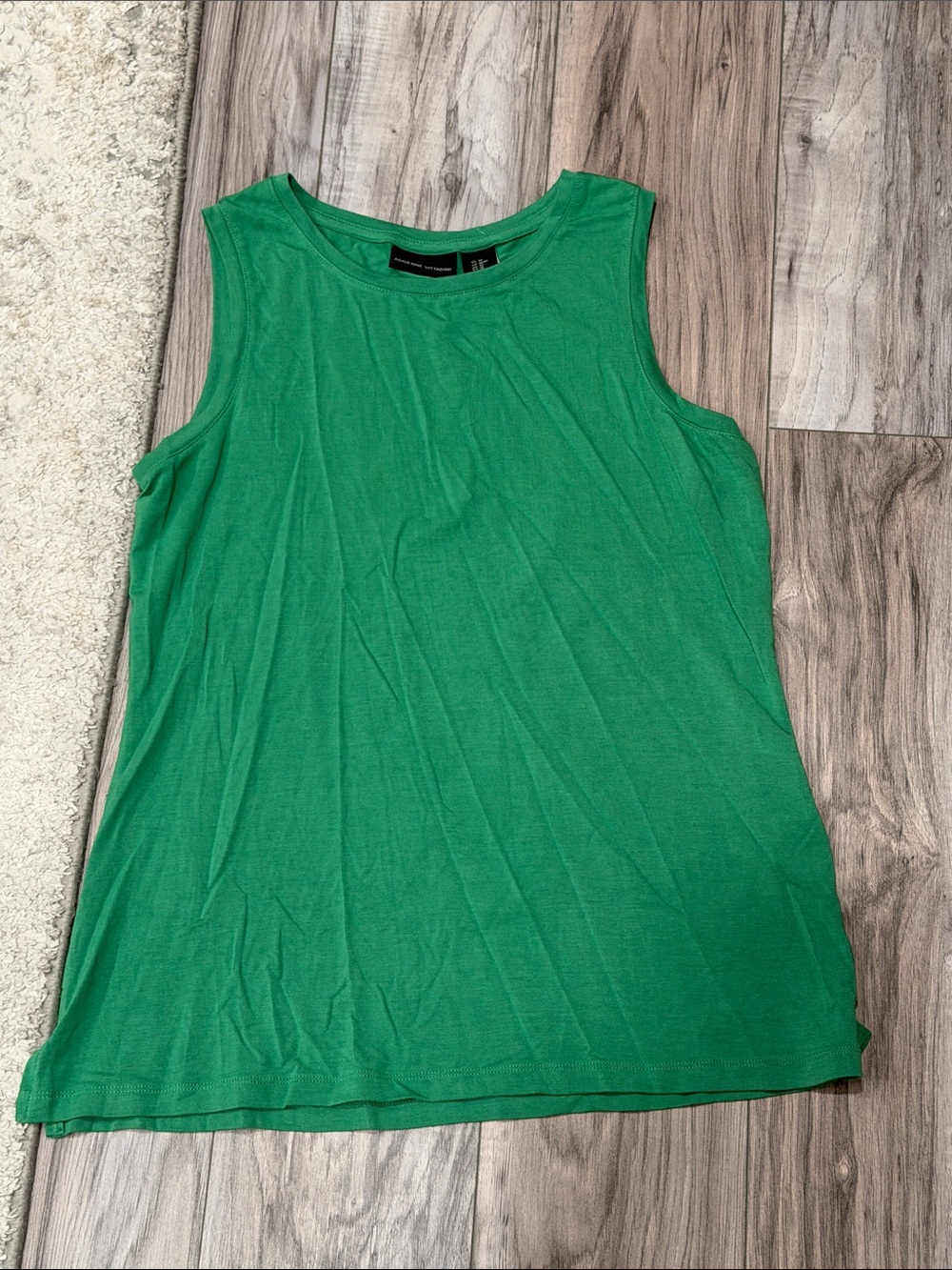 Adrienne Vittadini Sleeveless Tank Top in Green NWOT